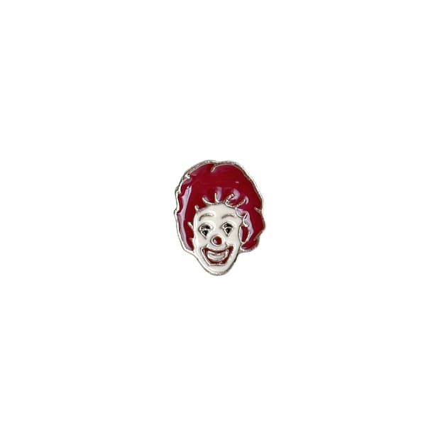 맥도날드 빈티지 크루 핀뱃지 라펠핀 ‘Ronald Face’