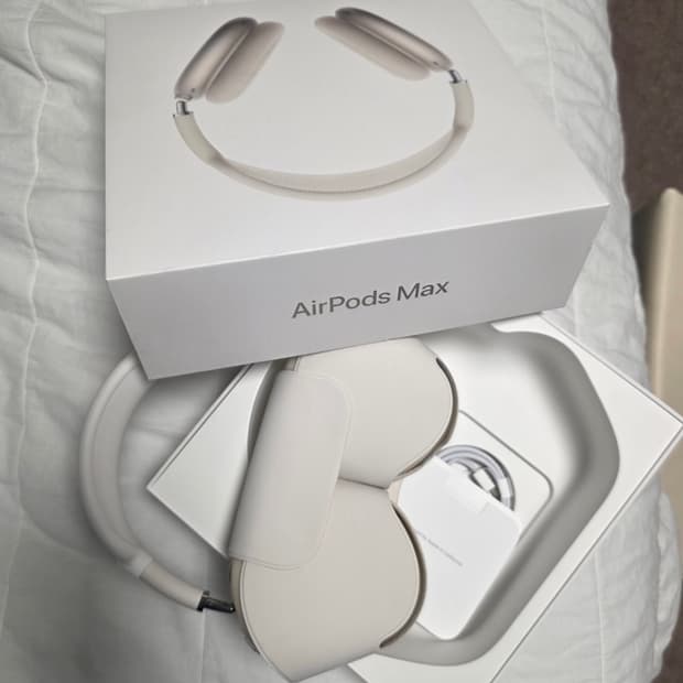 에어팟 맥스 스타라이트 