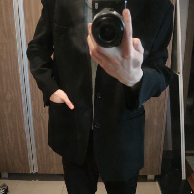 빈티지 블레이저 정장 자켓