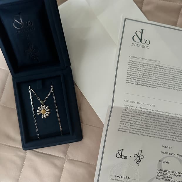 지드래곤 제이앤콥 목걸이