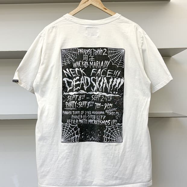 와코마리아 X 넥 페이스 파라다이스 도쿄2 데드스킨 티셔츠
