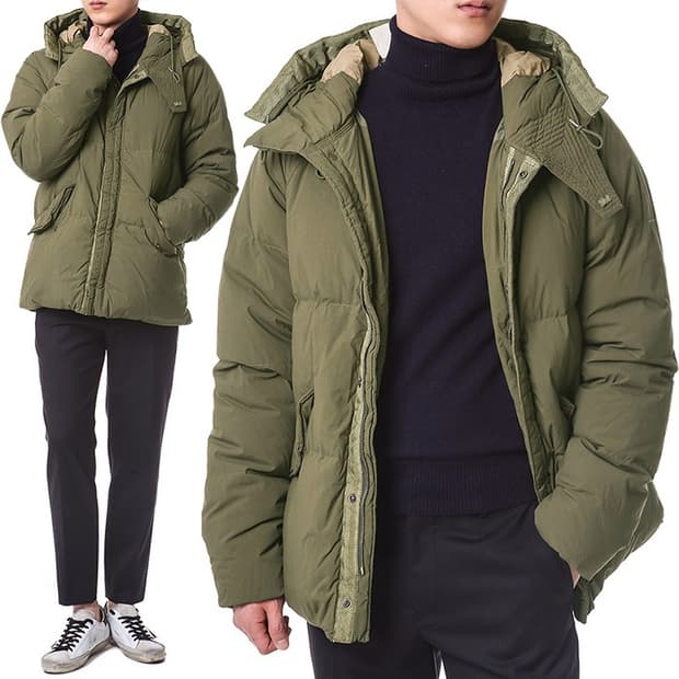 텐씨 23FW 아틱 패딩 카키