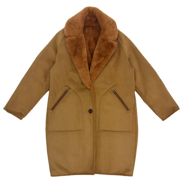 HYSTERIC GLAMOUR Shearling Coat/ Os