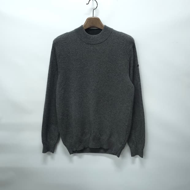 K2 남성 프리미엄 캐시미어 100% 라운드 니트 (차콜/105)