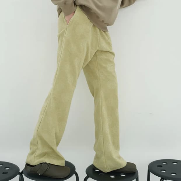 엔조블루스 테리플라워밴딩팬츠