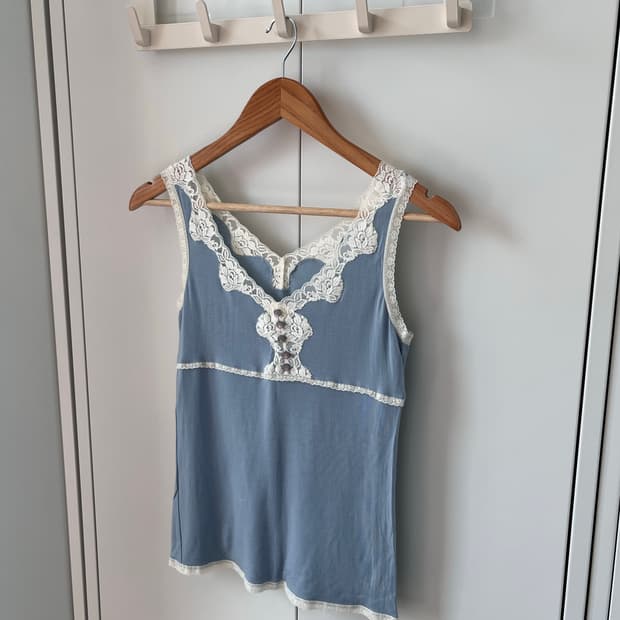 Gaminerie 소라 레이스 버튼 슬리브리스