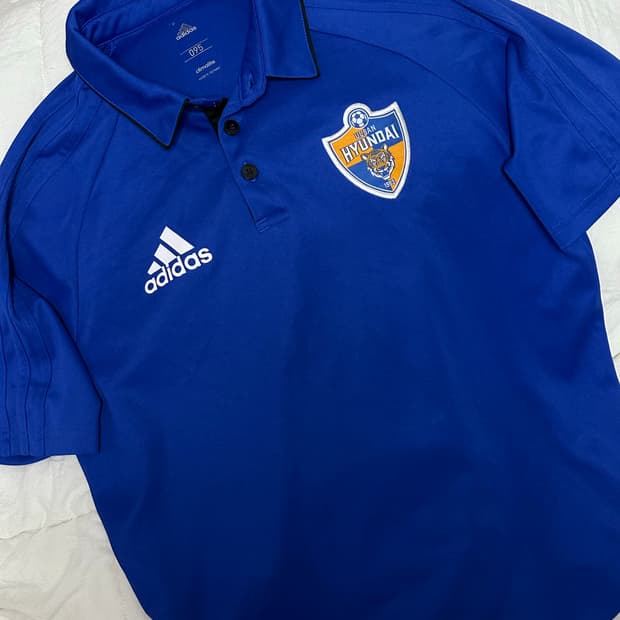 울산 HD현대 fc 아디다스 반팔 카라트레이닝 95