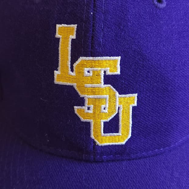 90s 빈티지 모자 미국 대학 스포츠 팀 빈티지 울캡 lsu tigers
