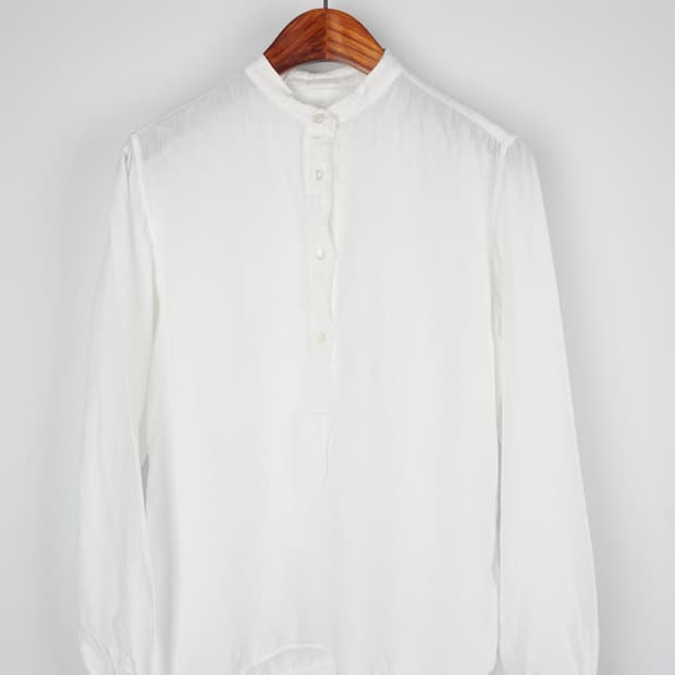  MARGARET HOWELL linen pullover shirt