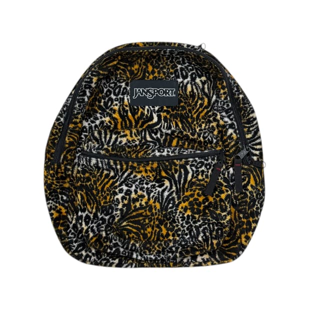 잔스포츠 빈티지 레오파드 호피 리버서블 양면 백팩 가방