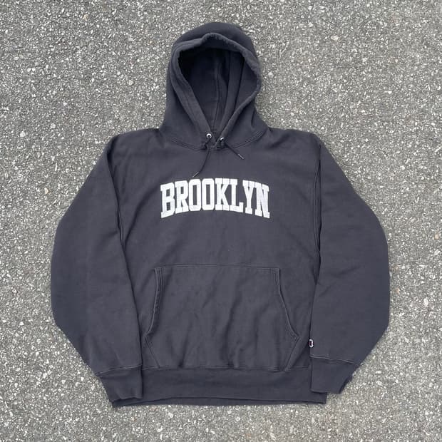 챔피온 브루클린 에이징 프린트 후드티