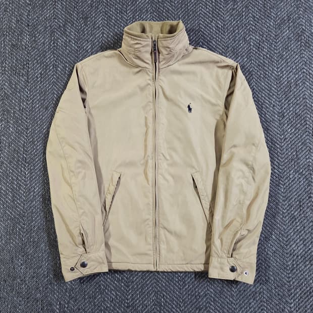폴로 랄프로렌 베이지 폴리쉘 페리 자켓
