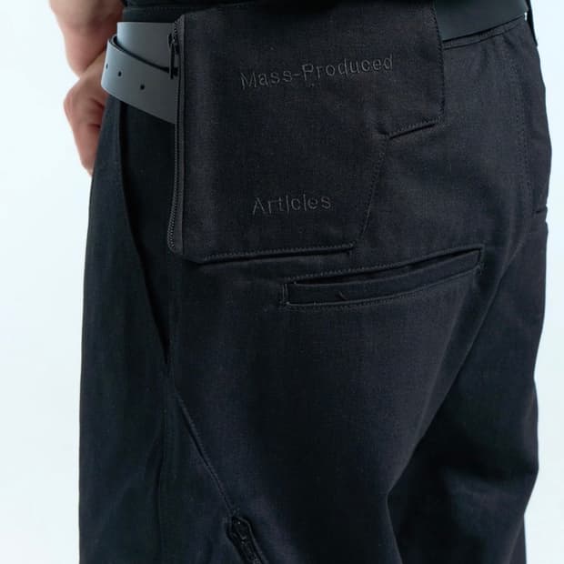 MPa WALLET RAW DENIM PANTS (BLACK)