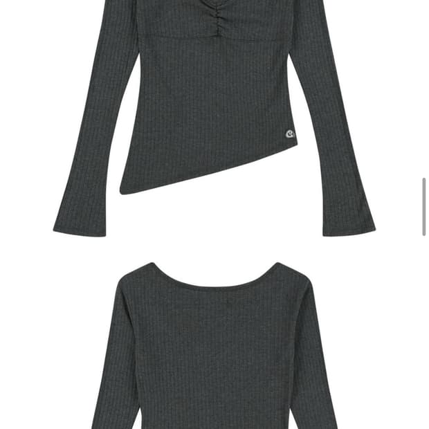 Coyseio 코이세이오 셔링 탑 그레이