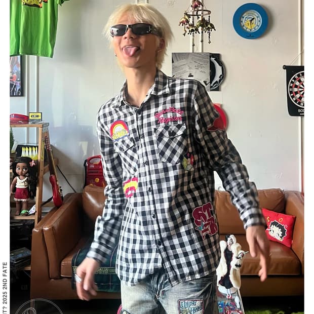 Sorridere Japan Multi Patch Check Shirt