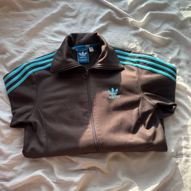 아디다스 유럽 트랙탑 브라운 져지 