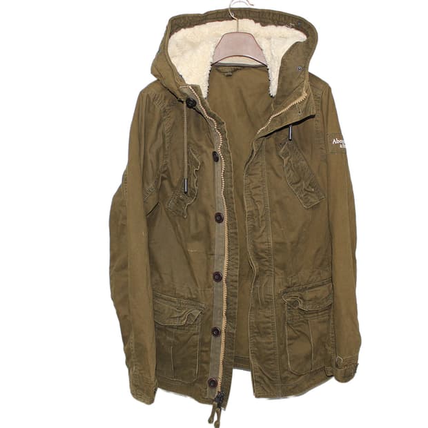 2000s Abercrombie Fitch Peach M-65 Parka