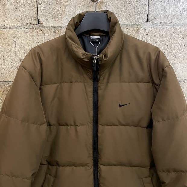 나이키 뉴챔프 브라운 숏패딩