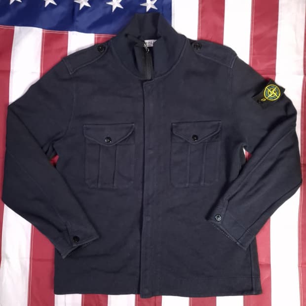 오리지날 스톤아일랜드 견장 셔츠 자켓 