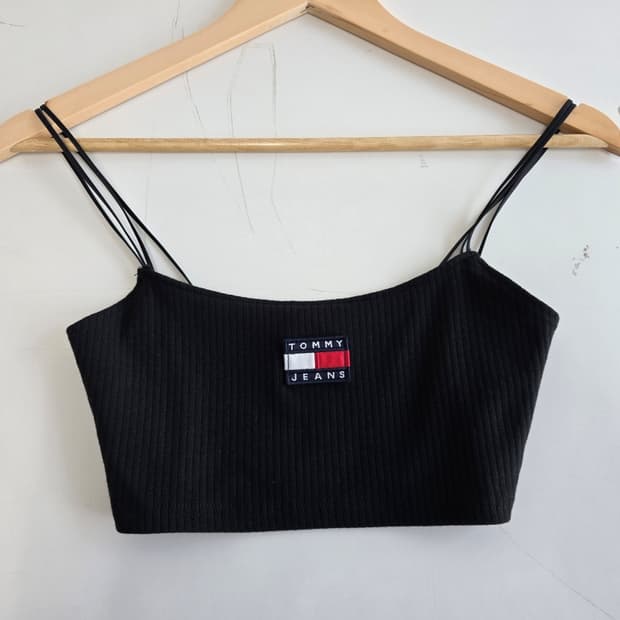 타미진스 블랙 크롭 나시 XS