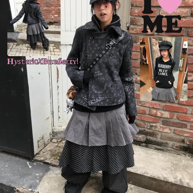 Burberry & Hysteric Glamour Code Set !