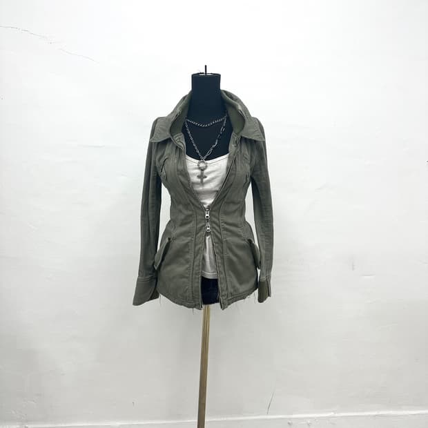 Masion gilfy layered khaki jacket