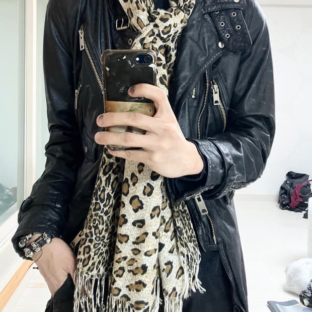Leopard pattern muffler 상품이미지1
