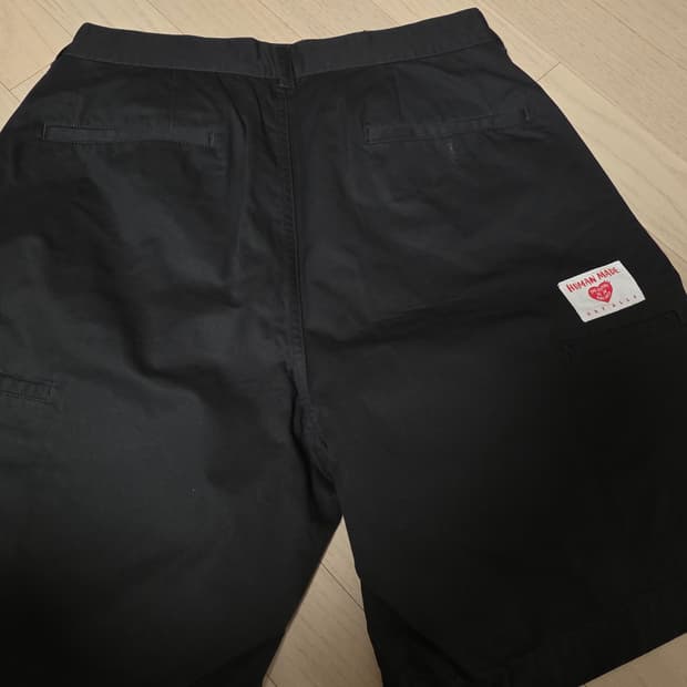 휴먼메이드 스케이터 쇼츠 블랙