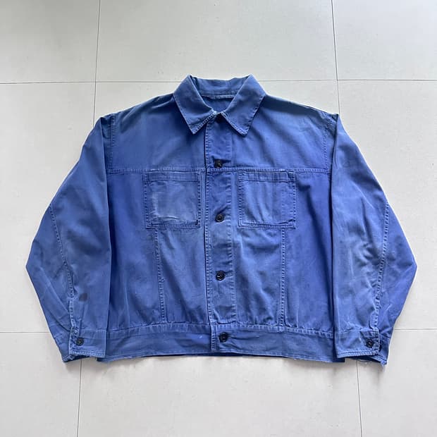 80s 프렌치 메카닉 워크 자켓 105 사이즈