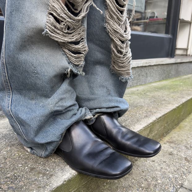 00s 스퀘어토 프라다 스포츠 로퍼