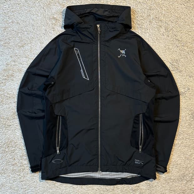 희귀) 오클리 OAKLEY 아카이브 테크니컬 바람막이 자켓 블랙