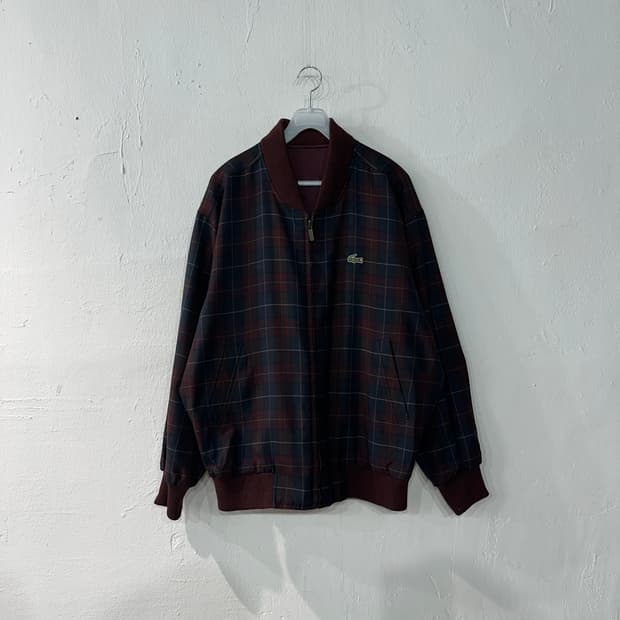 라코스테 리버시블 양면 블루종 자켓 XL