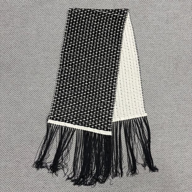 조르지오 아르마니 울 블렌디드 니트 머플러 v1545