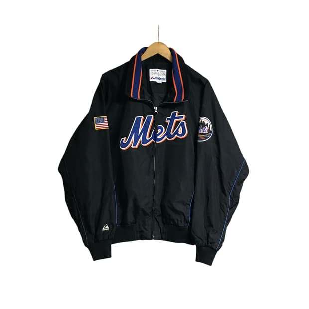 마제스틱 뉴욕메츠 베이스볼 자켓