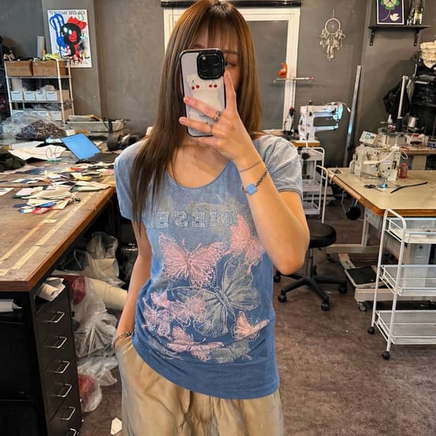 Diesel Butterfly Gradient Tee