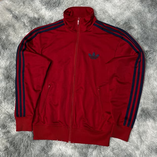 아디다스 파이어버드 버건디 트랙탑 95