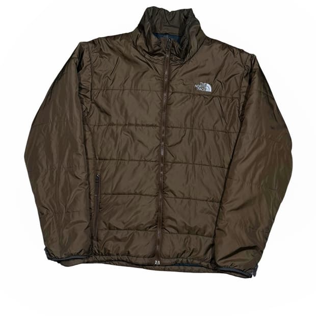 The North Face 노스페이스 브라운 경량패딩