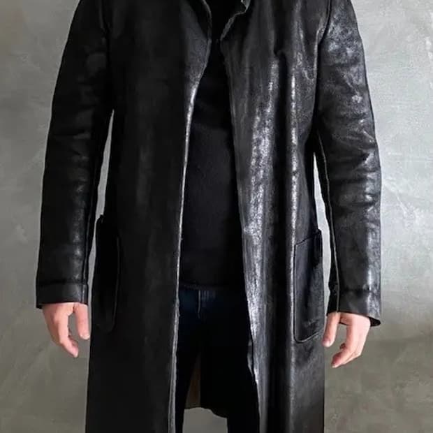 Maurizio Altieri 홀스 레더 코트