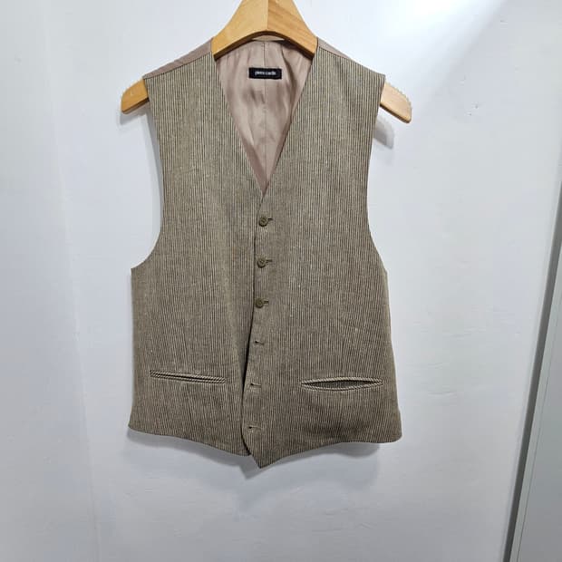 피에르가르뎅(Pierre Cardin) 남성 스트라이프 베스트