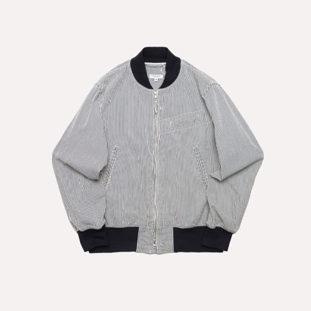 stripe aviatior jacket