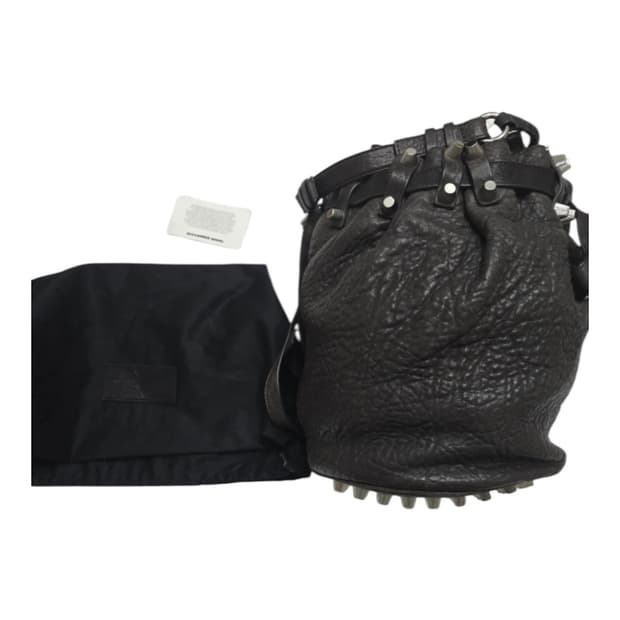 알렉산더왕 버킷백(딥브라운+카키)