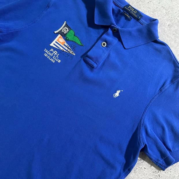 POLO RALPH LAUREN 요트 클럽 커스텀핏 카라티/075
