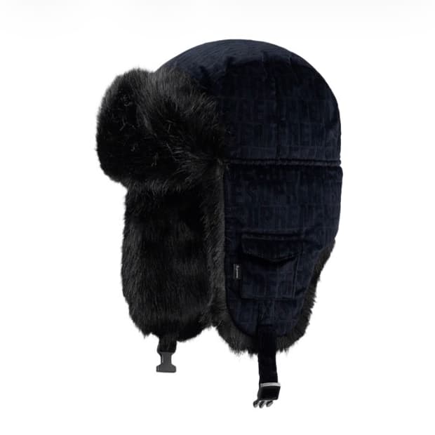 [M-L] 21FW 슈프림 벨벳 트루퍼 블랙