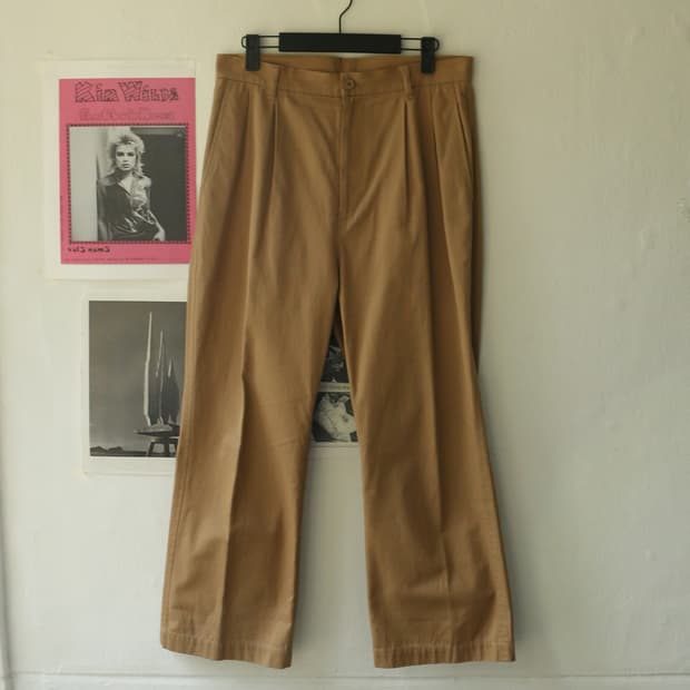 꼼데가르송 트리콧 부츠컷 트라우저 팬츠