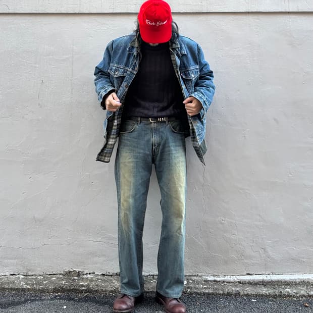 일본 에드윈 505x 셀비지 데님 팬츠