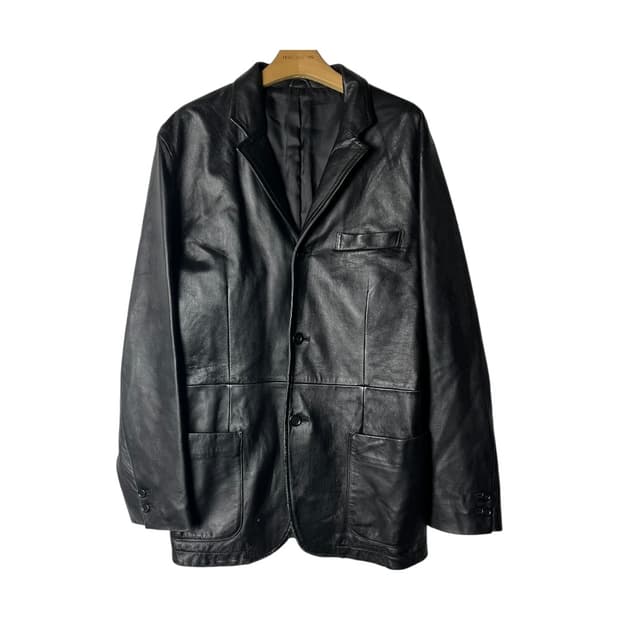 [Tornado Mart] 토네이도마트 램스킨 레더 블레이저