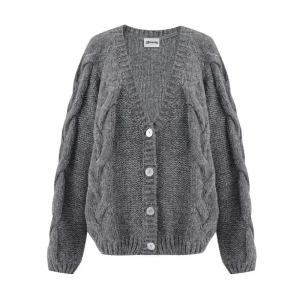 글로니 베키 가디건 그레이