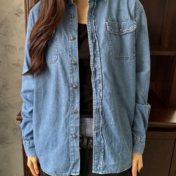빈티지 데님 셔츠