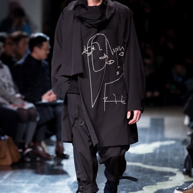 요지야마모토 뿌르옴므 16aw 미야자와 리에 자수 코트