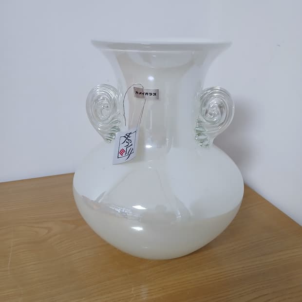 70년대 일본 빈티지 카메이 글라스 화병